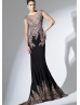 Beaded Lace Chiffon Long Mermaid Mother Dress